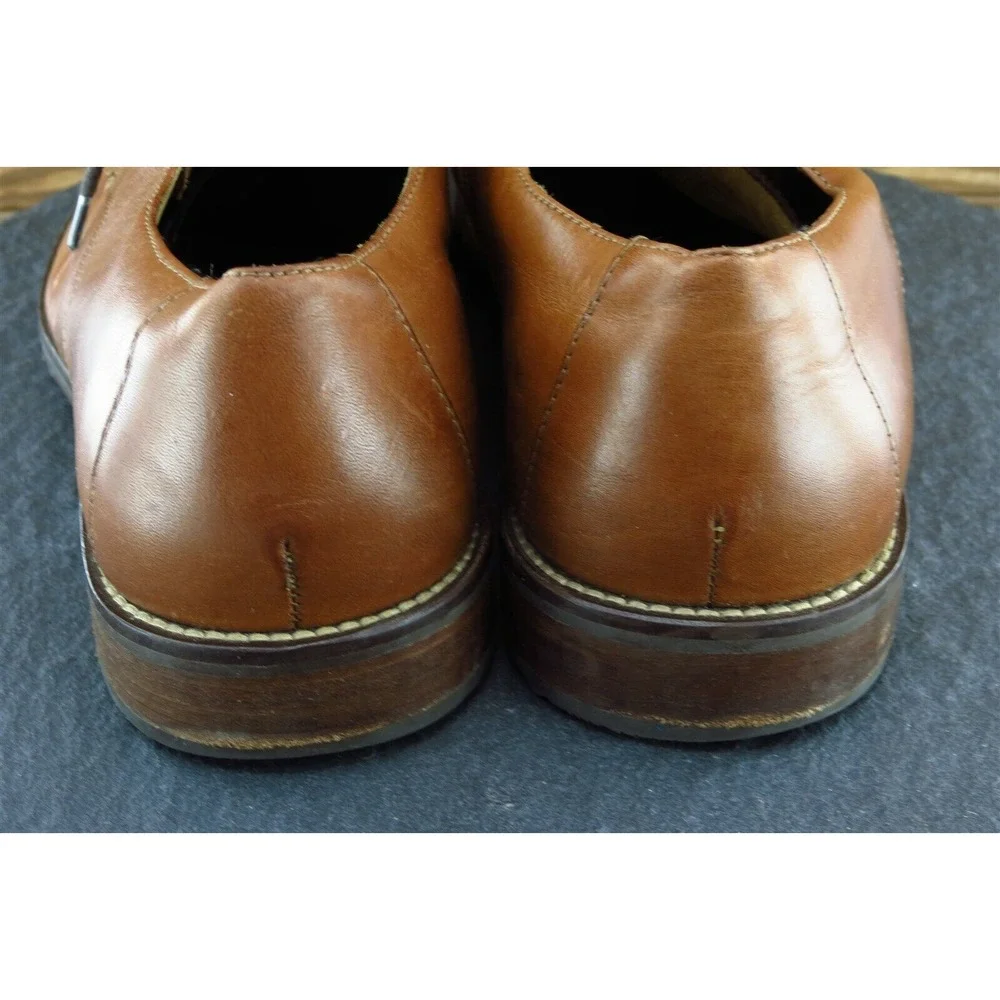 14th Union Shoes Sz 9.5 M Brown Derby Oxfords Leather Men 58665‎